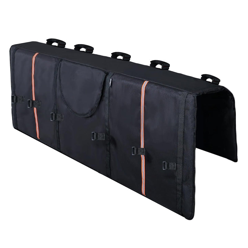 Truck Tailgate Pad For Bikes Amooca Tailgate Pad For Mountain Bikes – Pickup Truck Tailgate Protector Pad Holds 5 Bikes, 52" Wide With 3 Tool Pockets Mountain Bike Tailgate Protector - View #9