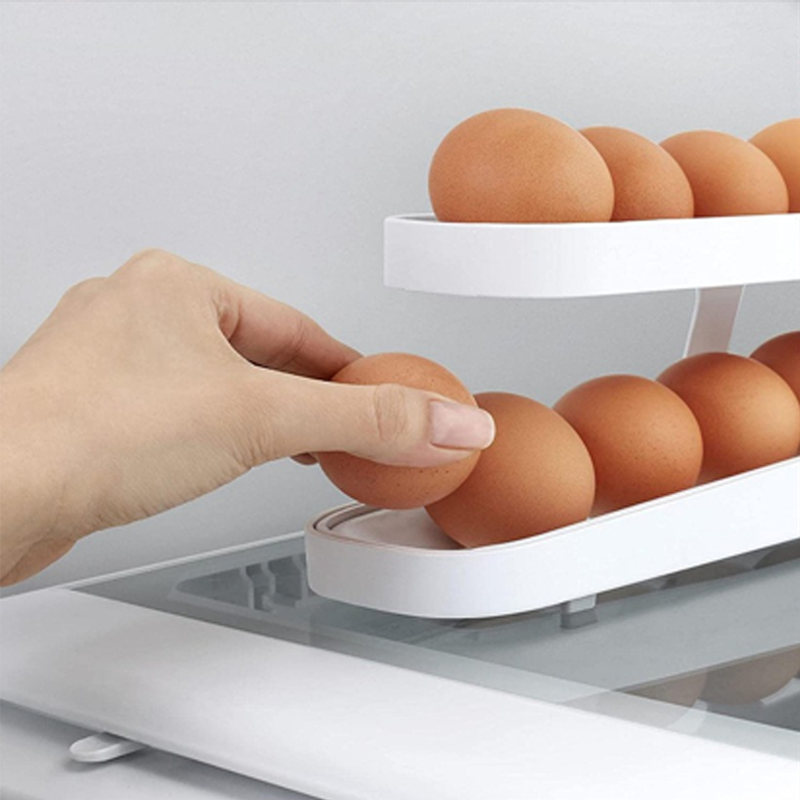 Rynx | Automatic Scroll Egg Shelf Holder Storage Box