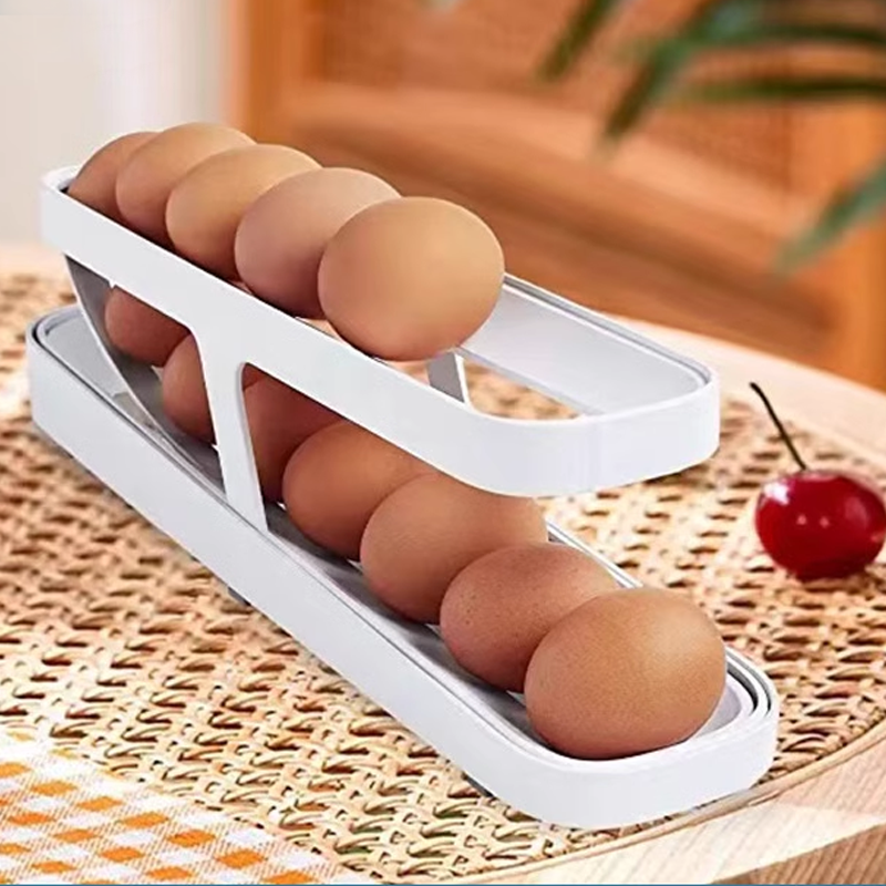 Rynx | Automatic Scroll Egg Shelf Holder Storage Box