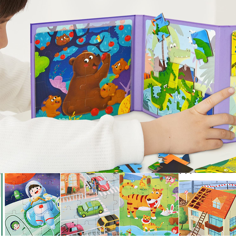 Rynx | 3-in-1 Magnetic Puzzle Book