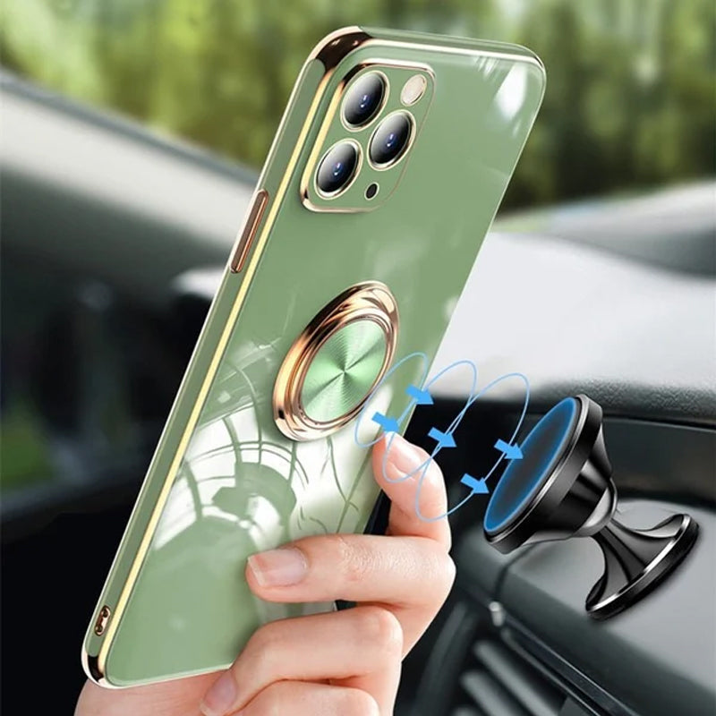 Rynx | Plated iPhone Case with Ring
