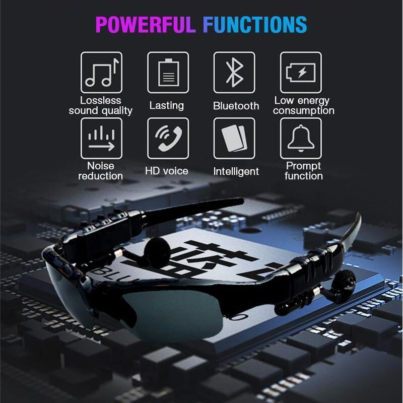Rynx Bluetooth Sunglasses Stereo Hands-Free Headset