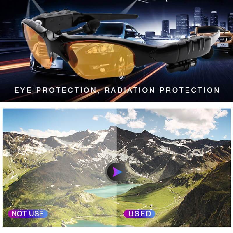 Rynx Bluetooth Sunglasses Stereo Hands-Free Headset