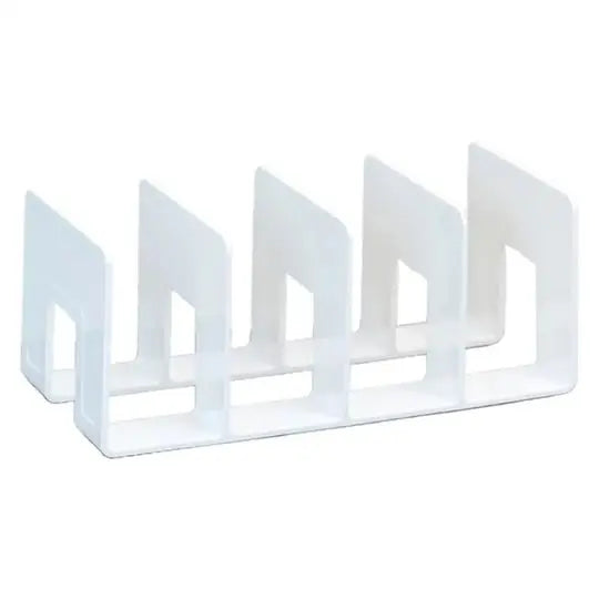 Rynx | Sturdy 4-Compartment Book Organizer – Keep Your Desk Tidy