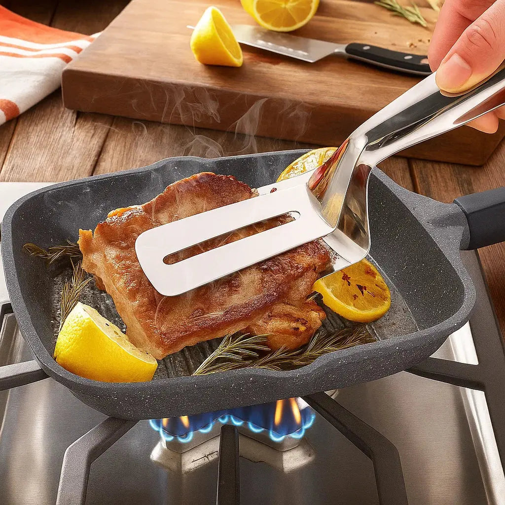 Rynx | Stainless Steel Grill Tongs with Reversal Function