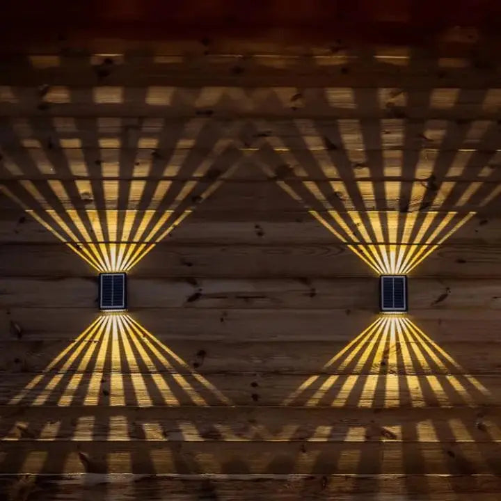 Rynx | Modern Solar LED Wall Light - Waterproof & Automatic