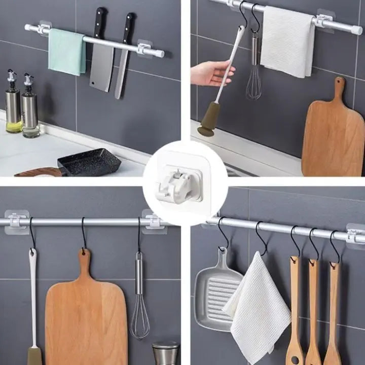 Rynx | Nail-free, adjustable curtain rod hooks