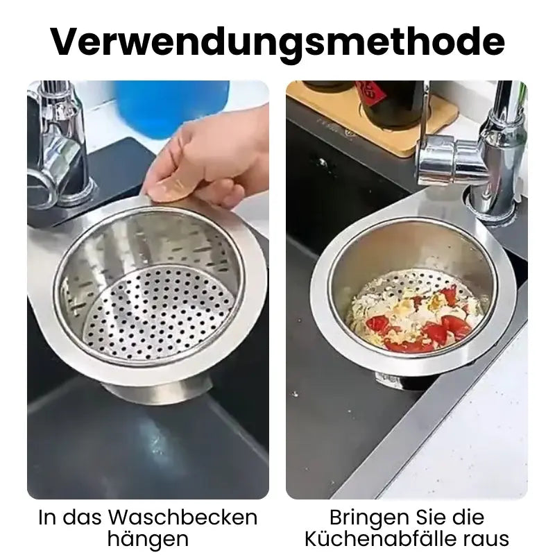 Rynx | Space-saving sink strainer