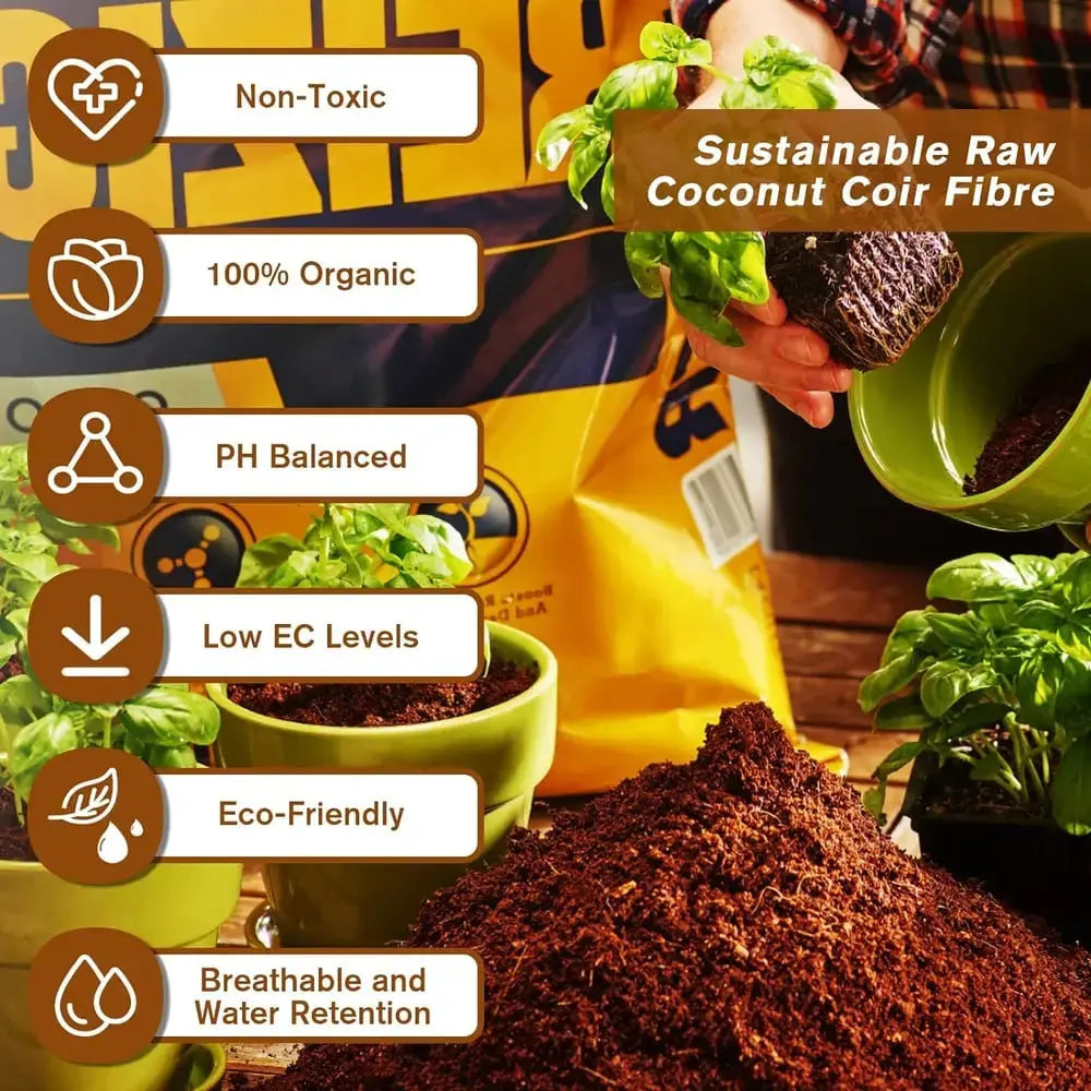 Rynx | Premium Organic Coconut Soil Brick – Promote Natural Plant Growth