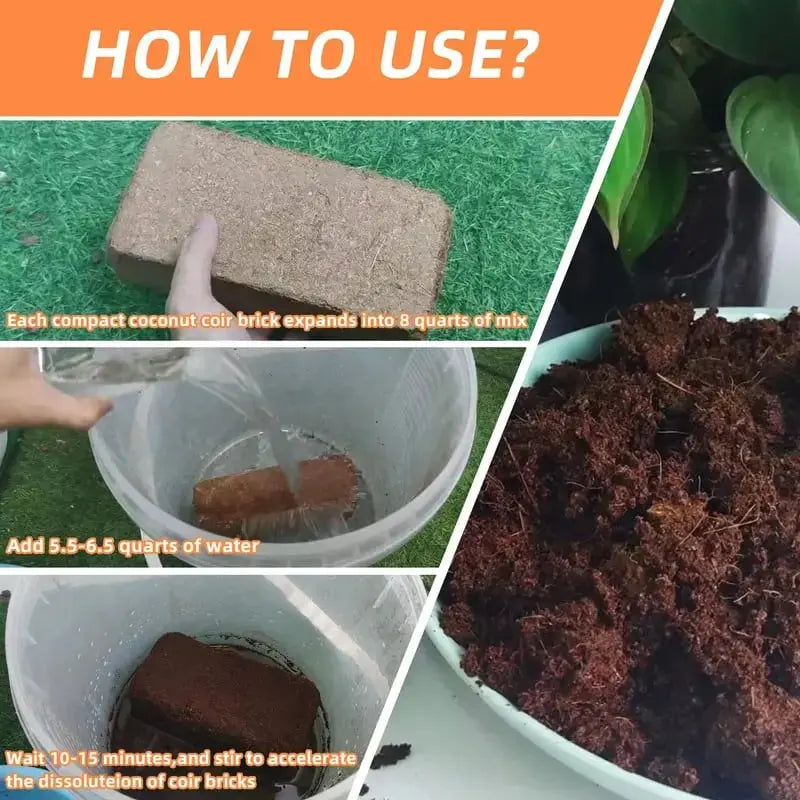 Rynx | Premium Organic Coconut Soil Brick – Promote Natural Plant Growth