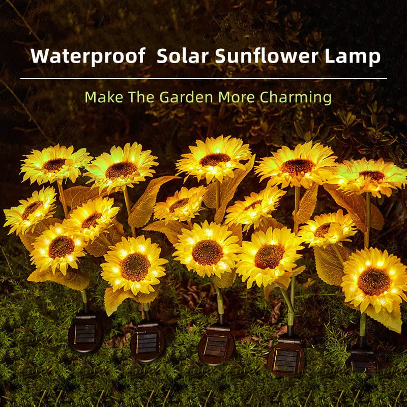 Rynx | Solar-powered sunflower light for the garden