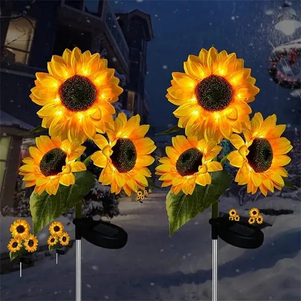 Rynx | Solar-powered sunflower light for the garden