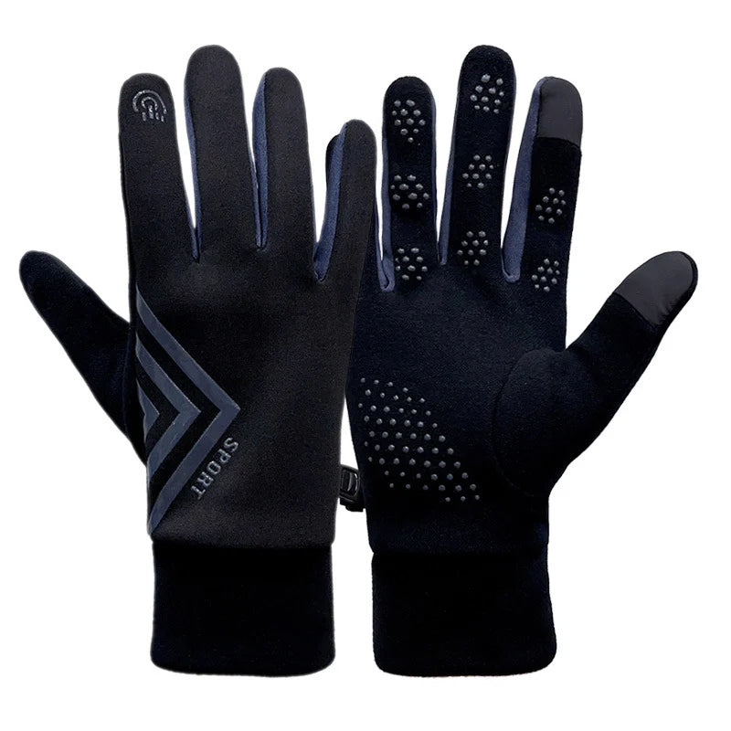 RYNX | Waterproof, Non-Slip, And Cold-Resistant Finger Touchscreen Glove Blue (Men)