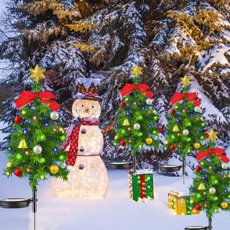 Rynx | Solar-powered, waterproof Christmas tree decorative lights for outdoor use