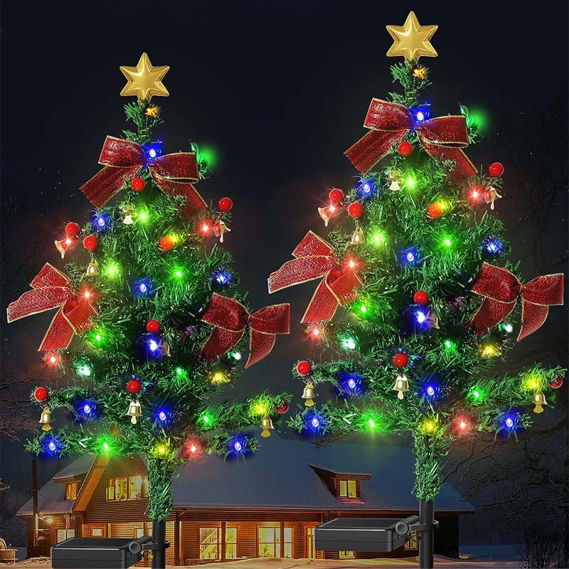 Rynx | Solar-powered, waterproof Christmas tree decorative lights for outdoor use