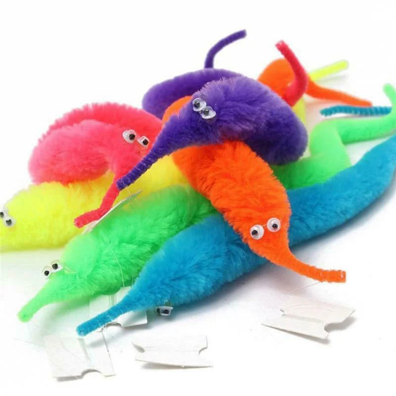 Rynx | Twisted fuzzy worm toy
