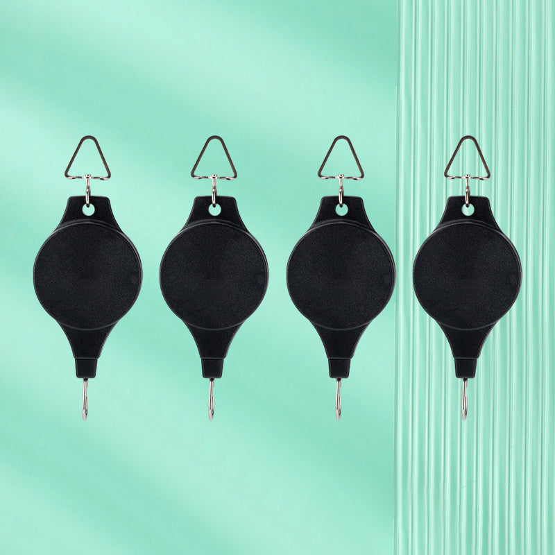 Rynx | Retractable Hook, Plant Pulley for Garden Pots and Bird Feeders