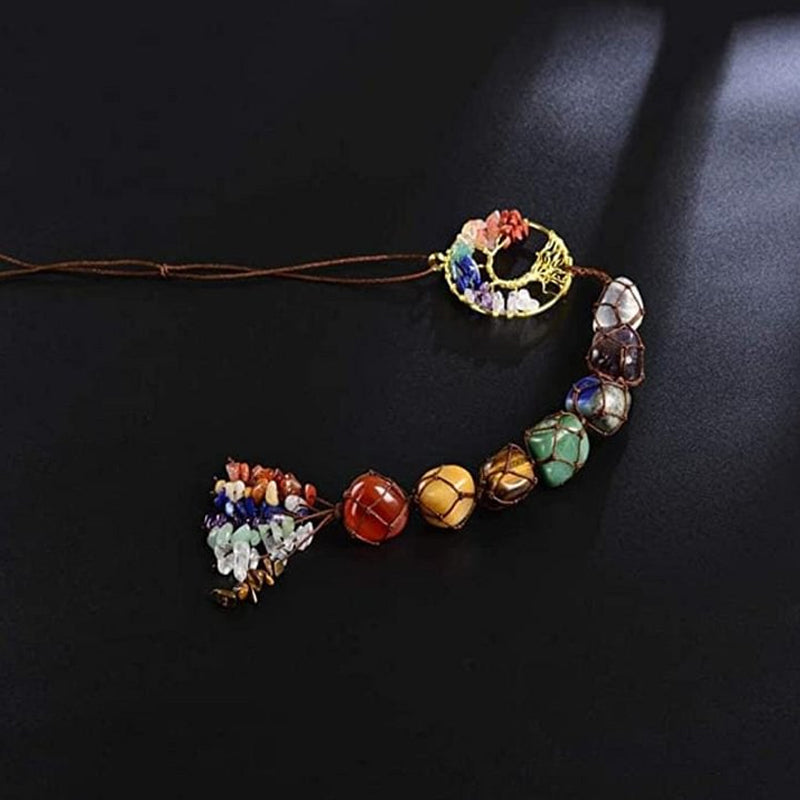Rynx | 7 Chakra Stone Healing Crystal Tree of Life Decoration