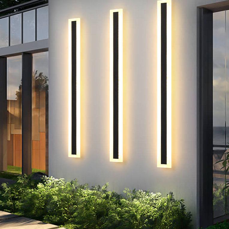 Rynx | LumiBar Minimalist LED Outdoor Wall Light | Waterproof | Durable | Modern Lighting Technology | Outdoor Decorative Lamp for Garden and Terrace