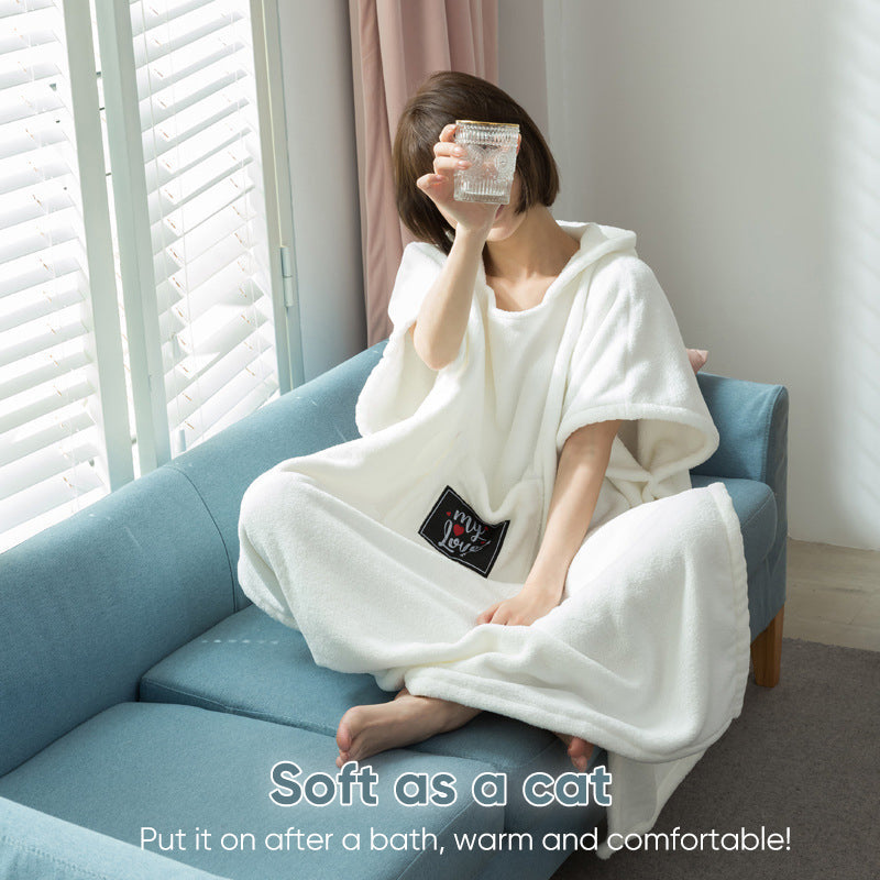Rynx | Girl soft cotton fleece robe