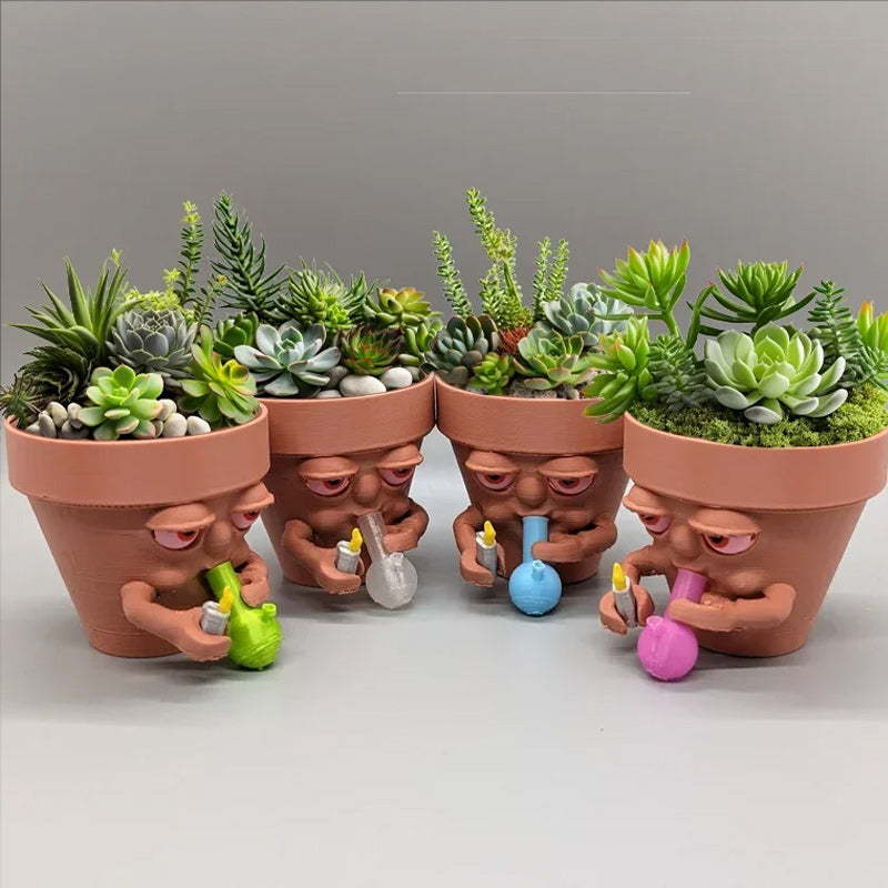 Rynx | Creative smoking flower pot
