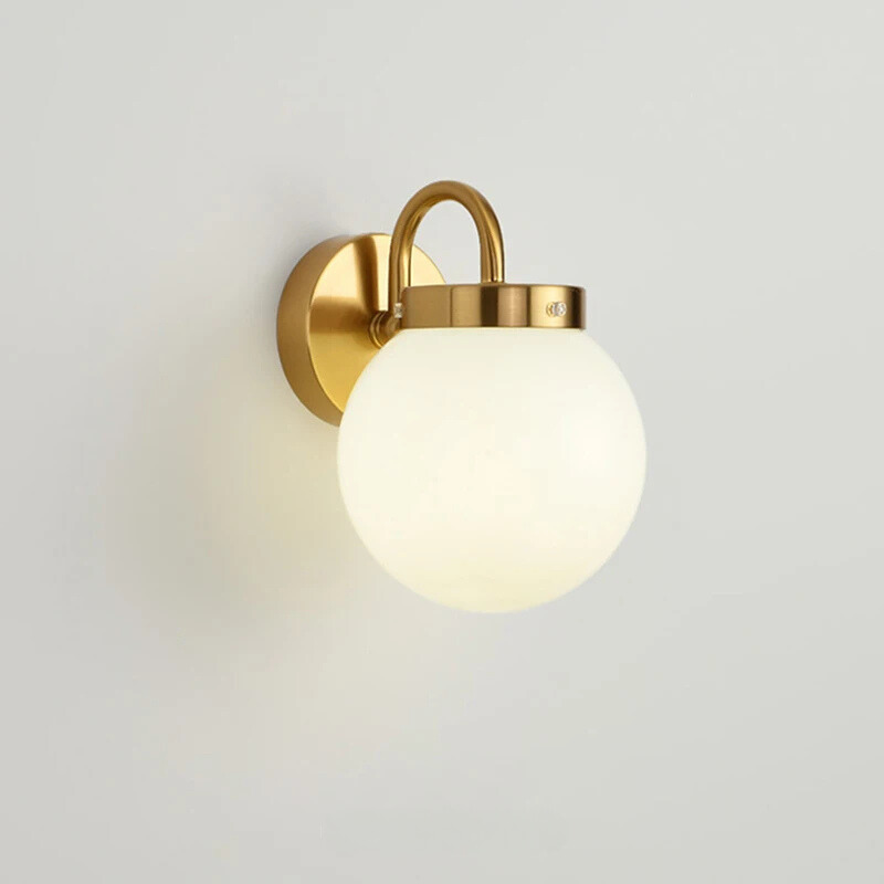 Rynx | ModernWall - Nordic LED Wall Lamp with Glass Dome for Atmospheric Indoor Lighting