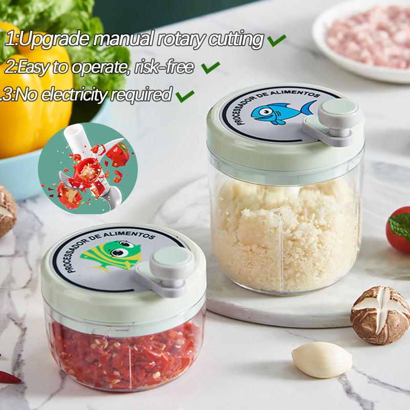 Rynx | Portable Manual Fast Garlic Vegetable Chopper