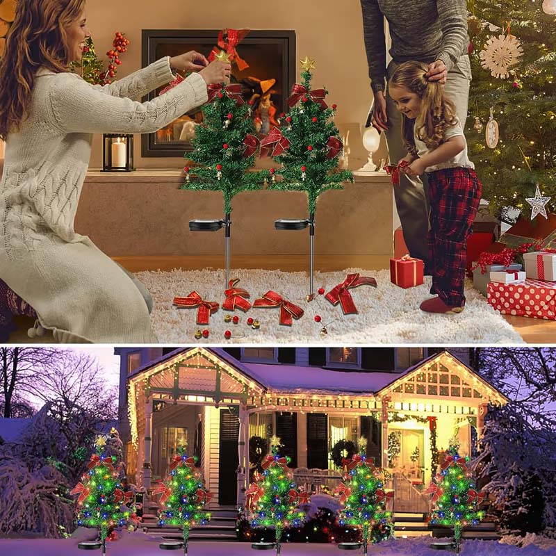 Rynx | Solar-powered, waterproof Christmas tree decorative lights for outdoor use