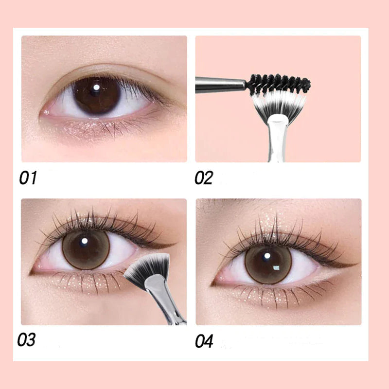 Rynx | Angled mascara brush with wave cut