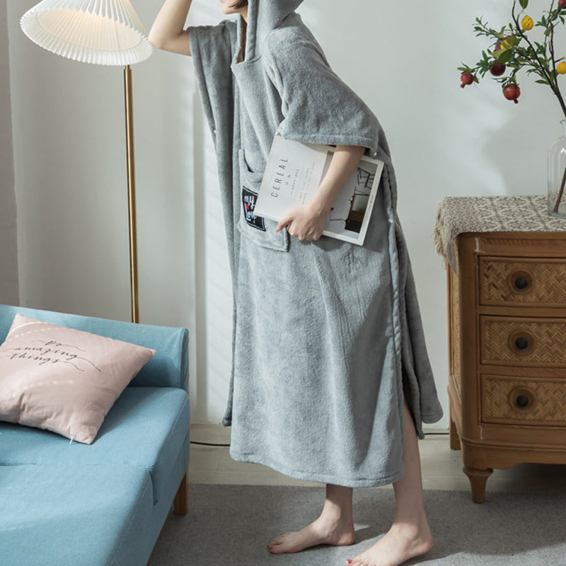 Rynx | Girl soft cotton fleece robe