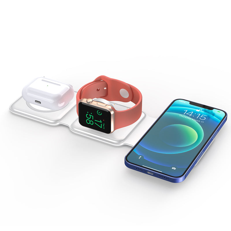 RYNX | Foldable 3-In-1 Wireless Charging Station