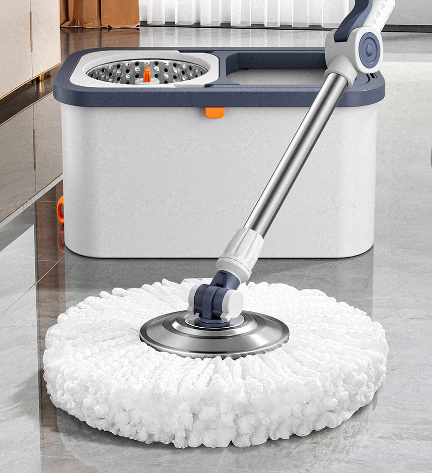 RYNX | Spin Mop And Double Bucket Set With 3 Refill Packs F236