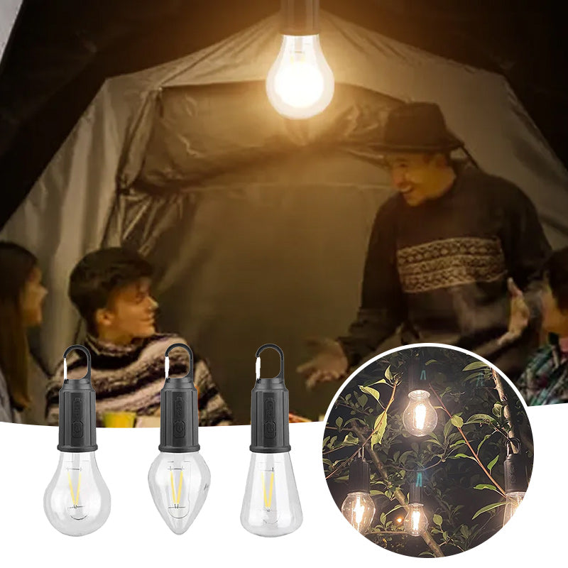 Rynx | New Outdoor Camping Hanging Type-C Charging Retro Bulb Light