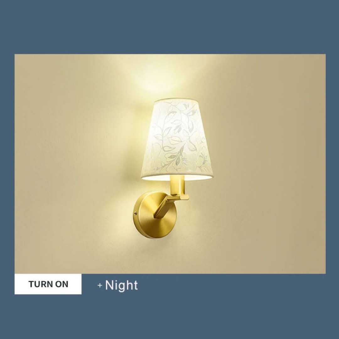 Rynx | Light Bloom - Modern Fabrics Dome Wall Lamp
