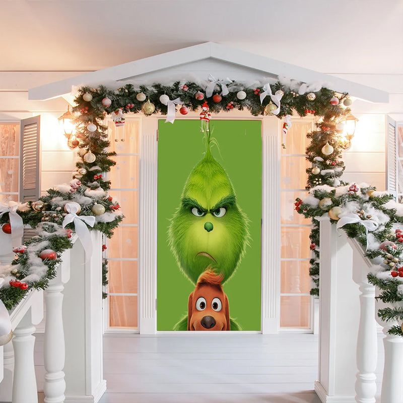 Rynx | Nightmare Before Christmas Outdoor Decorations Props Christmas Elf Door Cover