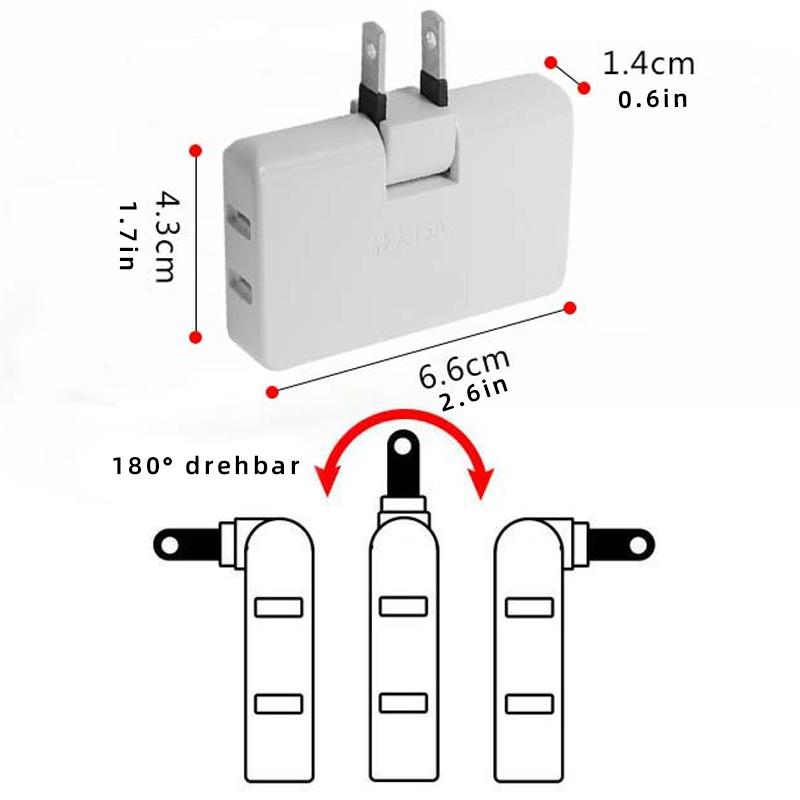 Rynx | Rotatable Socket Converter