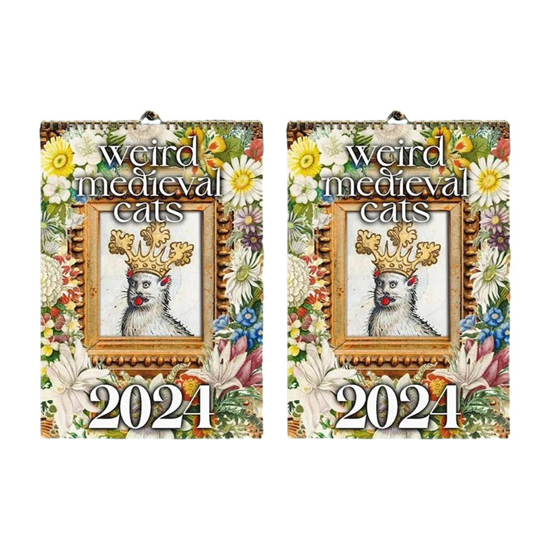Rynx | Strange Medieval Cats Wall Calendar 2024