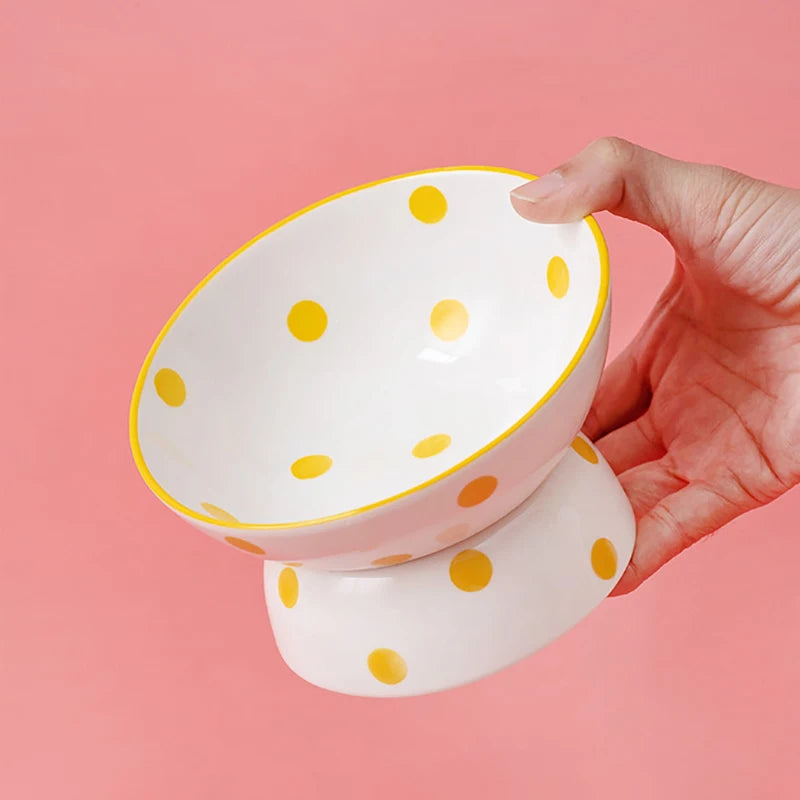 Rynx | Elevated ceramic pet bowl for small dogs and cats