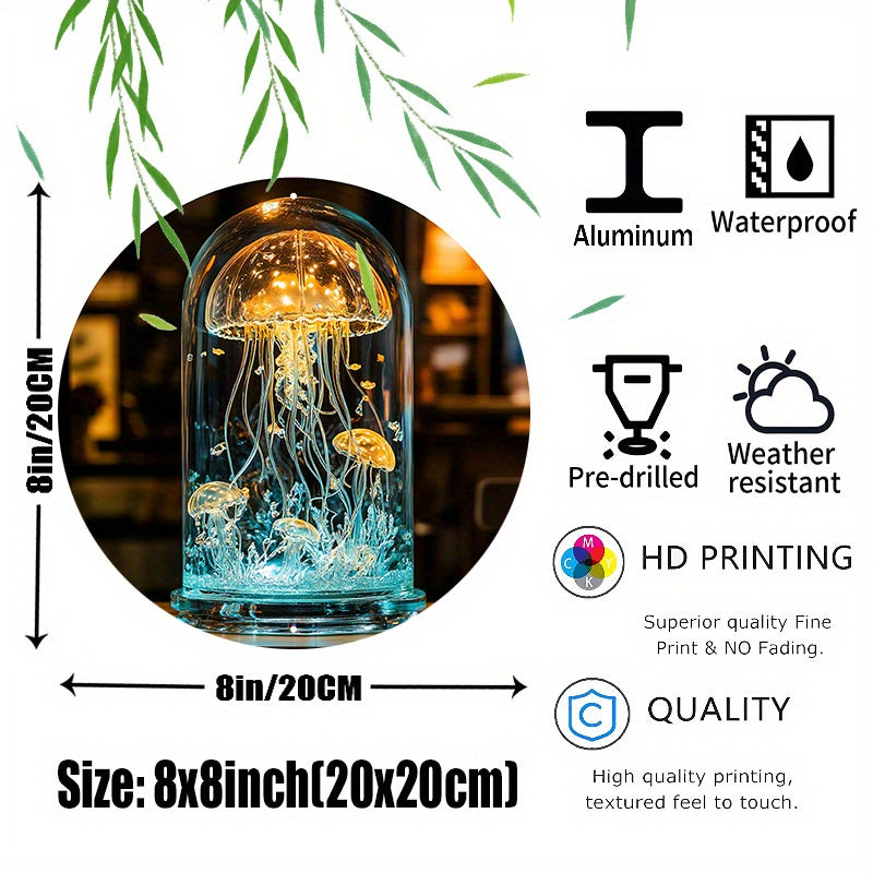 Rynx | CrystalJelly - Artistic Glass Zeppelin Lamp with Circular Design
