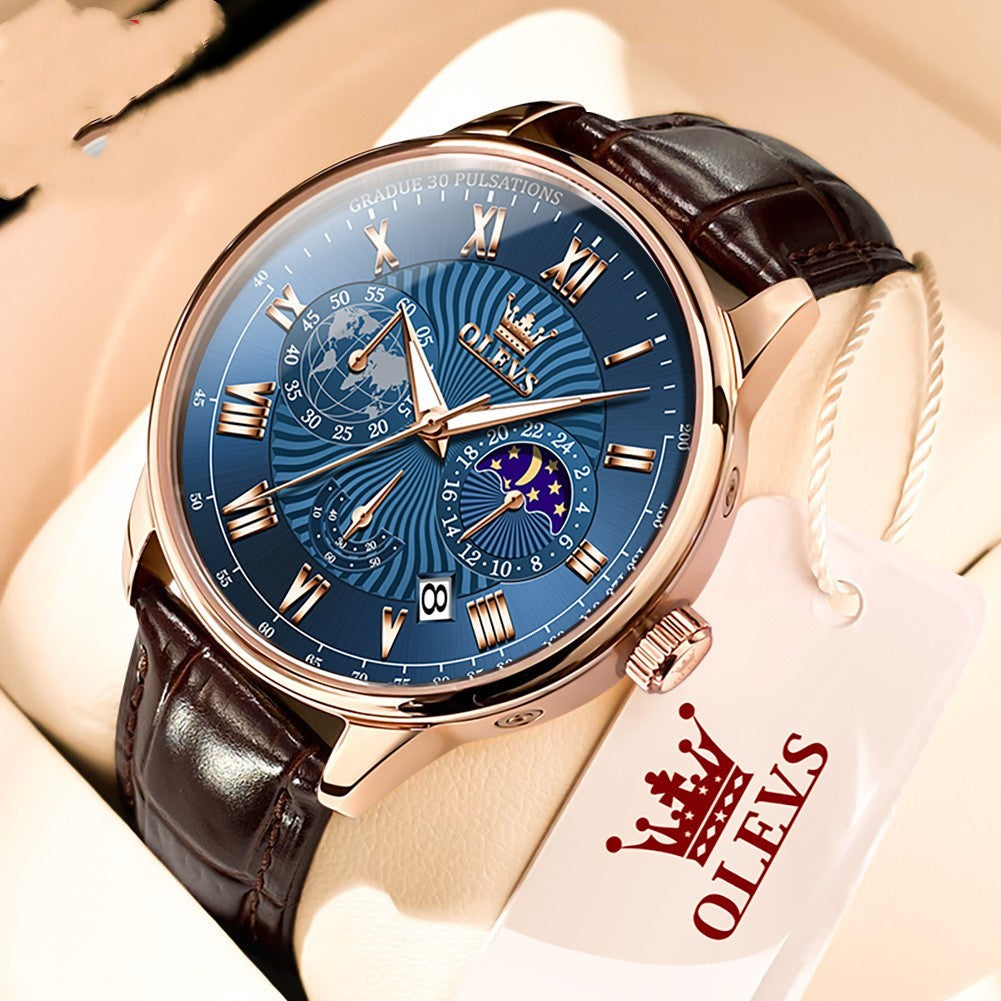 Rynx | Multifunctional Business Quartz Watch Luminous Men