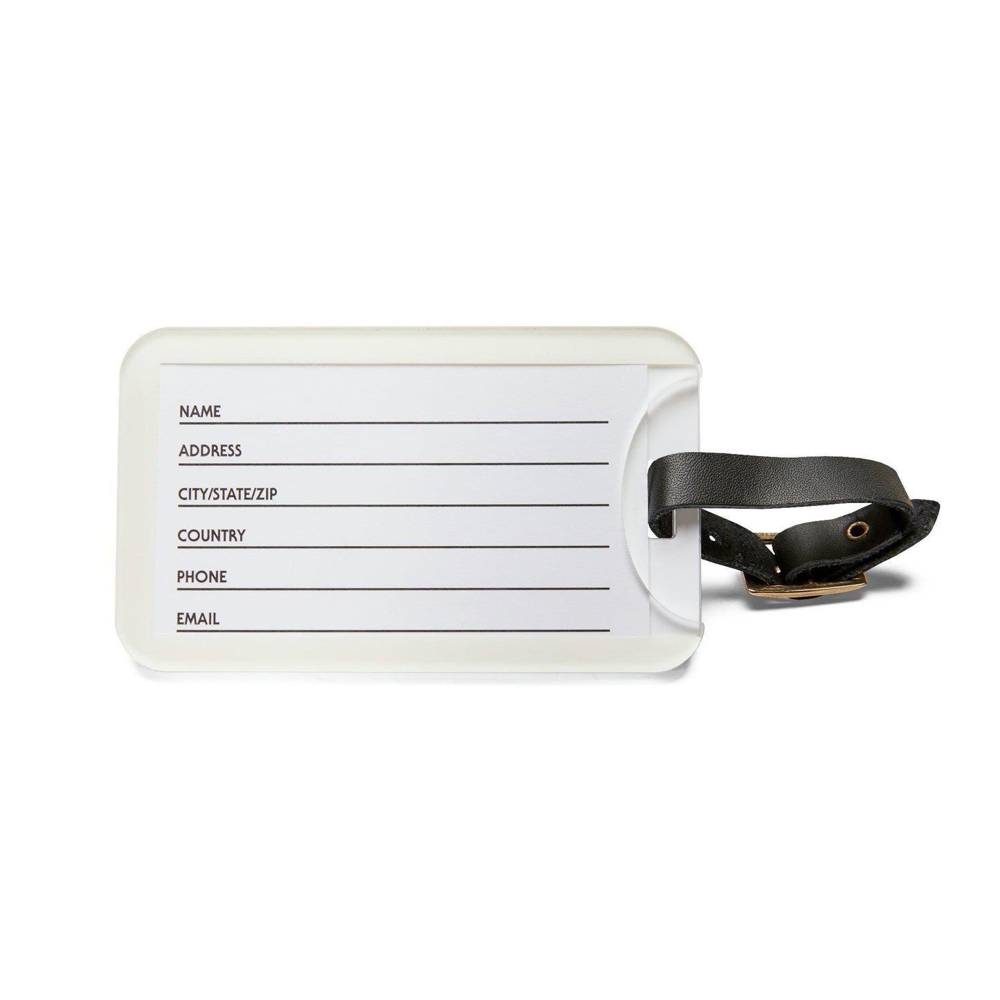 Rynx | Personalized chic acrylic luggage tags - stylish travel essential
