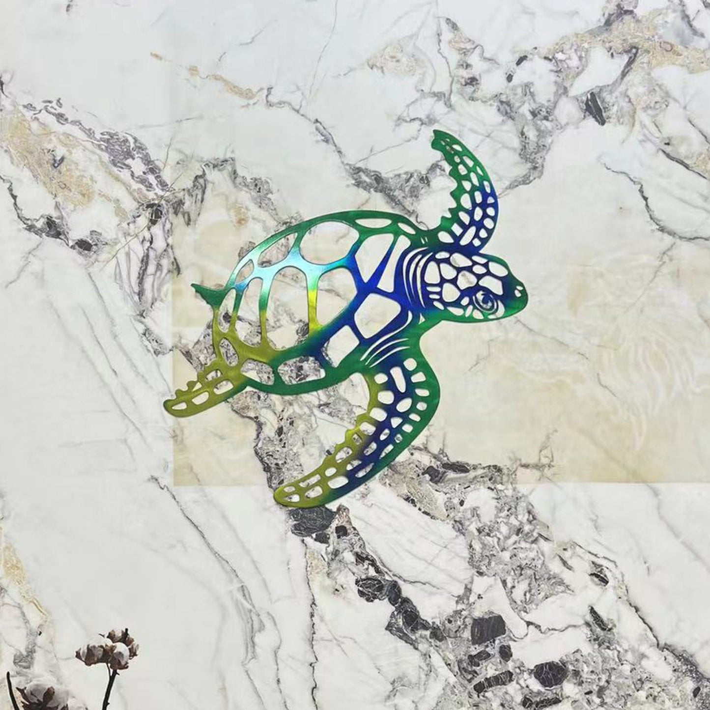 Rynx | Metal Turtle Wall Decoration Colorful