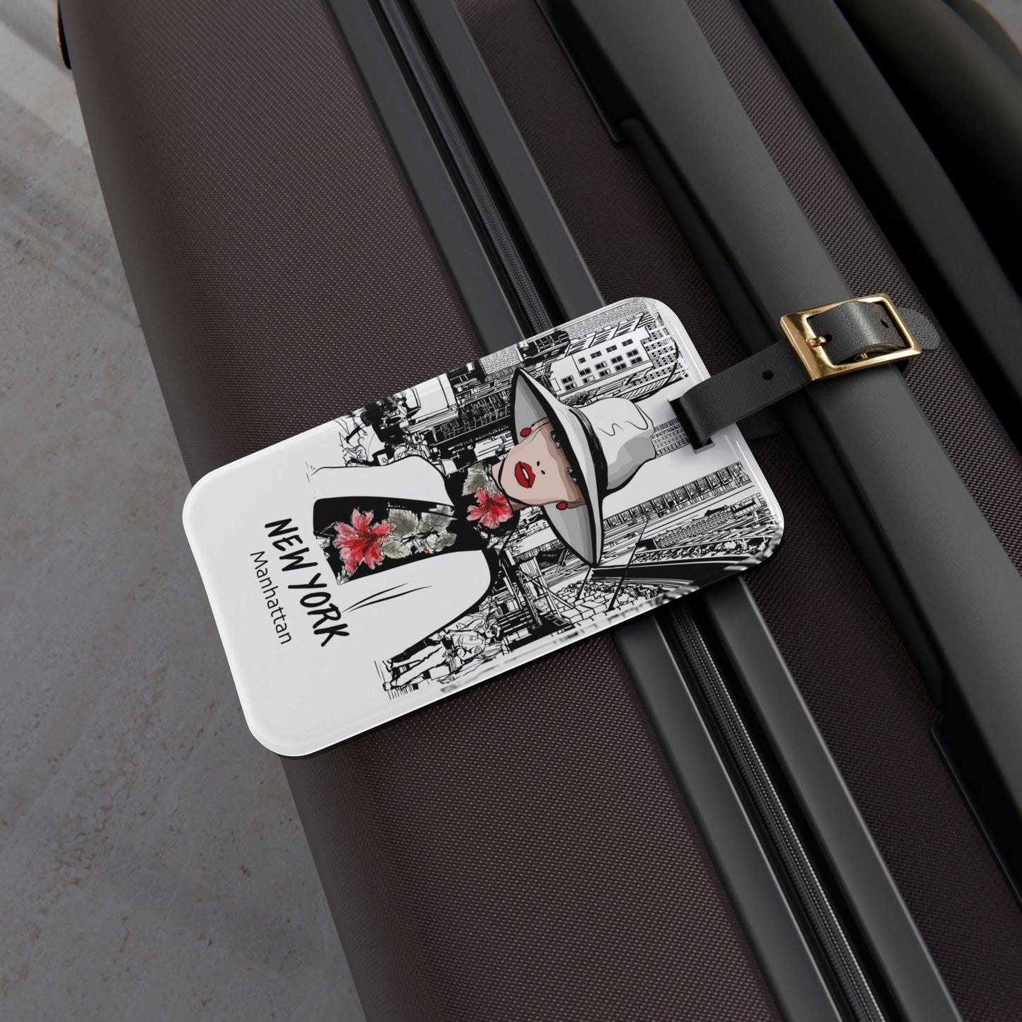 Rynx | Personalized chic acrylic luggage tags - stylish travel essential