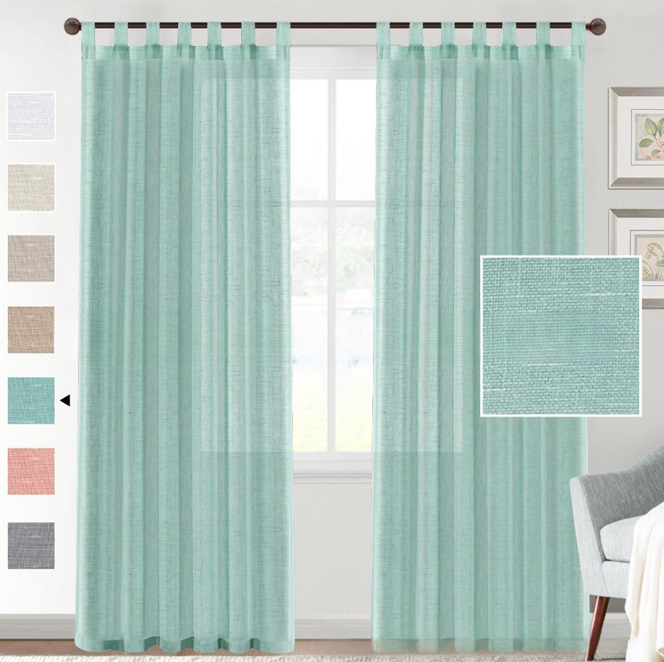 Rynx | Linen Yarn Curtain Transparent Window Screen