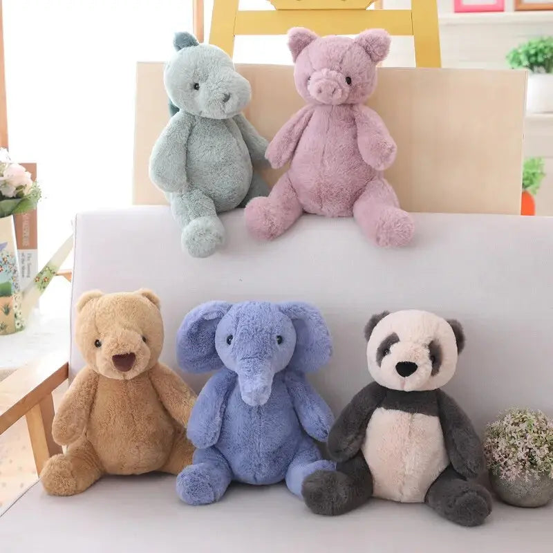 Rynx | Shady Plush Fluffy Animal Stuffed Toys - Elephants, Teddy Bears, Pandas, and Dinosaurs for Children