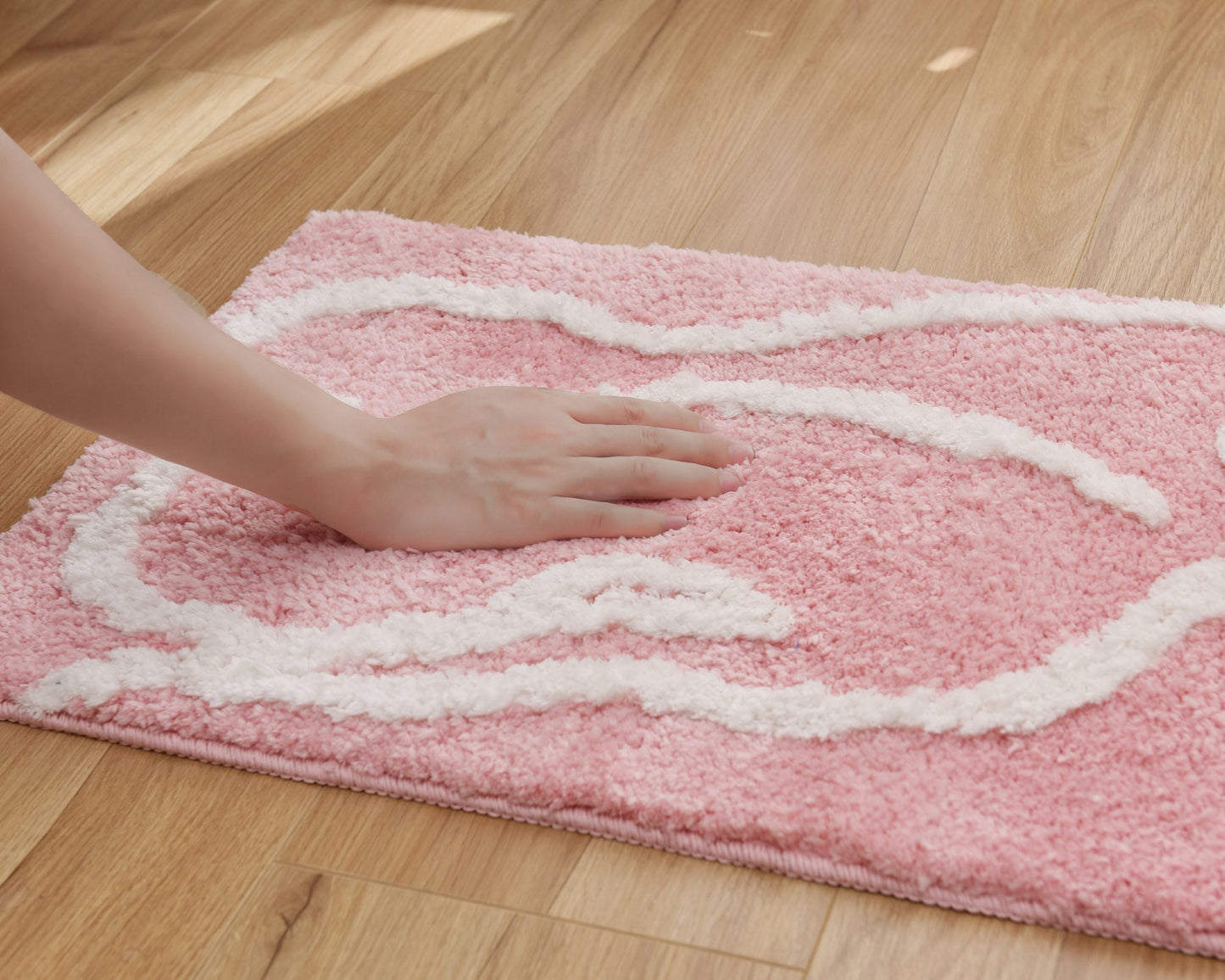 Rynx | Pink Naked Back Bath Mat, 15.7″x23.6″, Non-slip Bath Mat, Pink Bathroom Rugs, Non-slip Toilet Mat, Soft Thick Bathroom Rug, Art Bath Mats, Best Bath Rugs, Non-slip Shower Mat, Toilet Rug