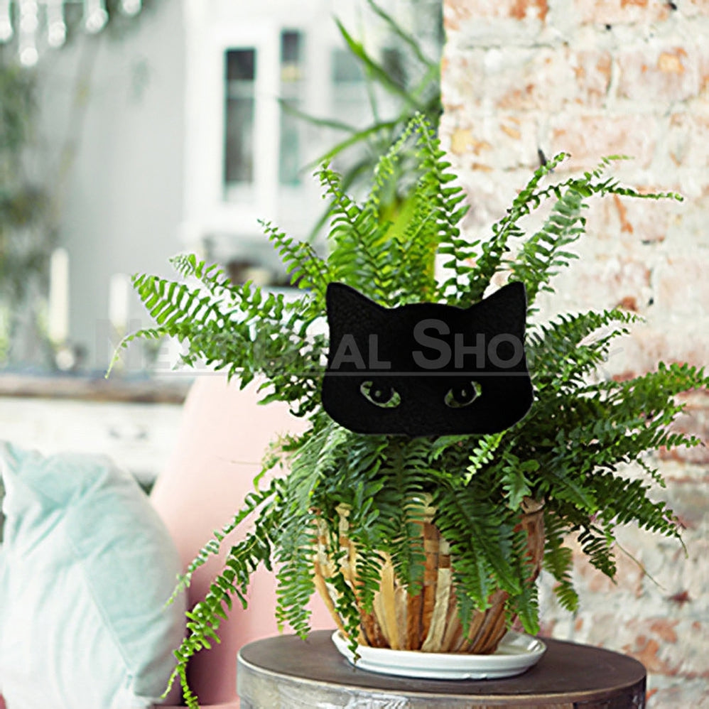 Rynx | 2 Pcs - Metal Cat Silhouette Garden Decor
