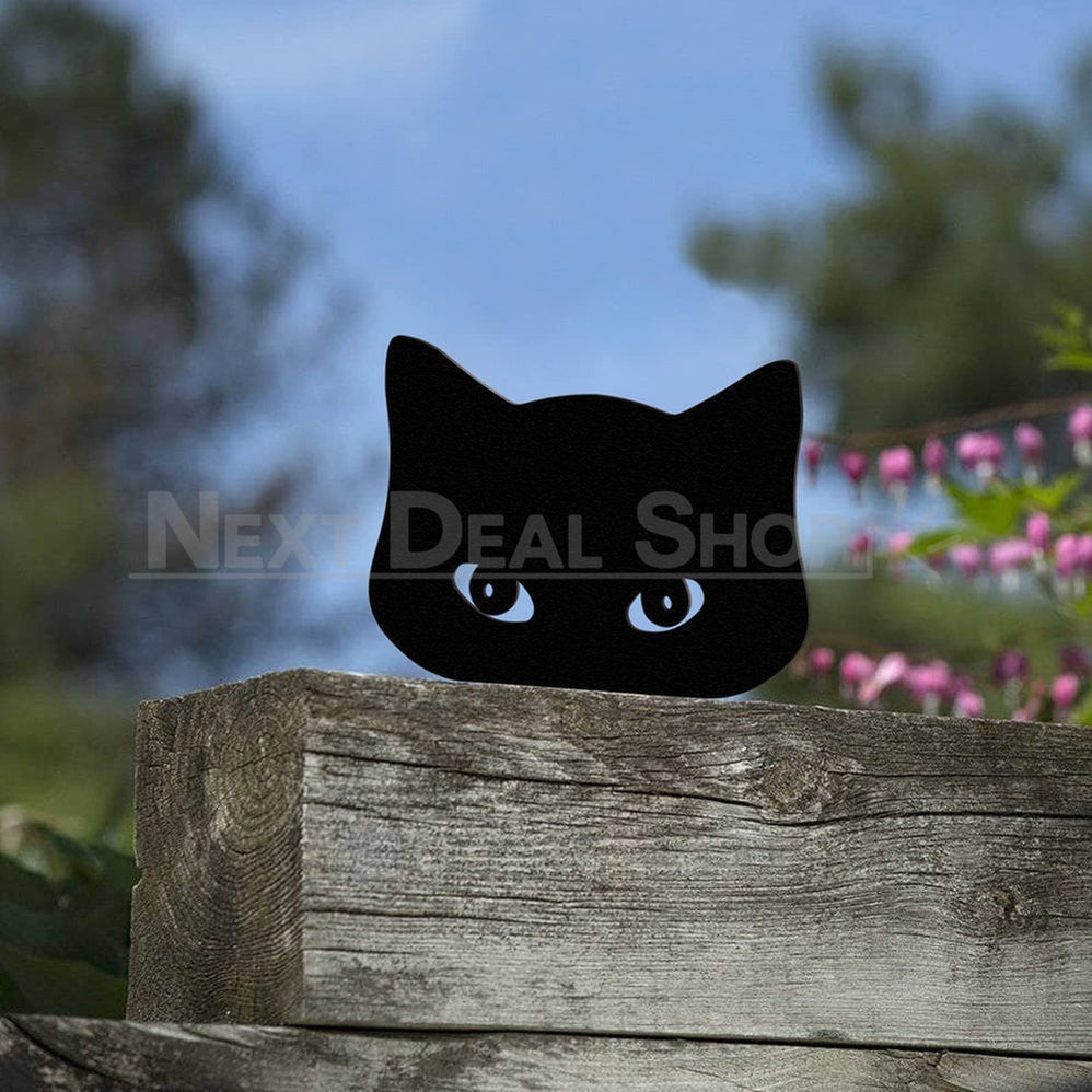 Rynx | 2 Pcs - Metal Cat Silhouette Garden Decor