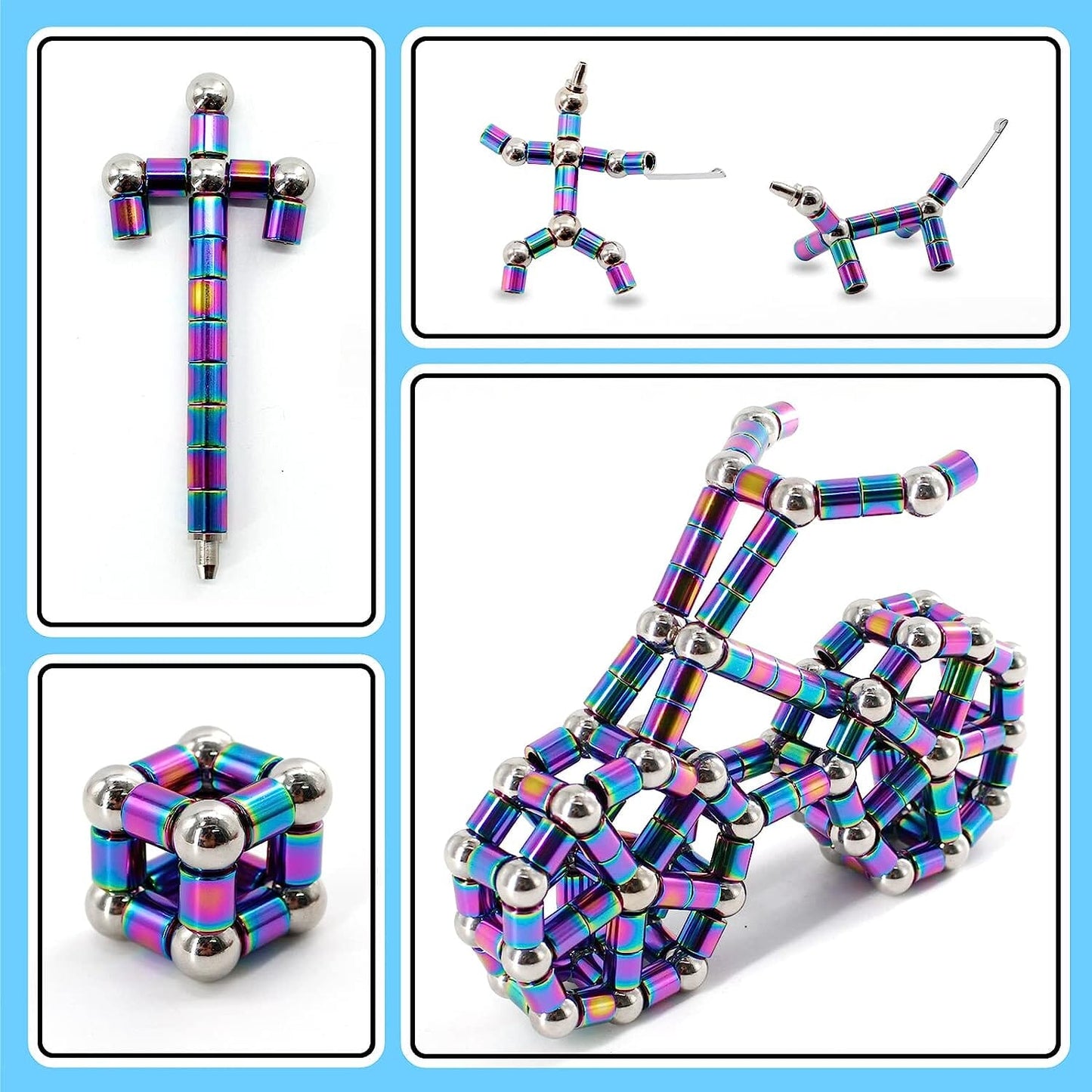 Rynx | 2-Pack: Decompression Magnet Metal Pen