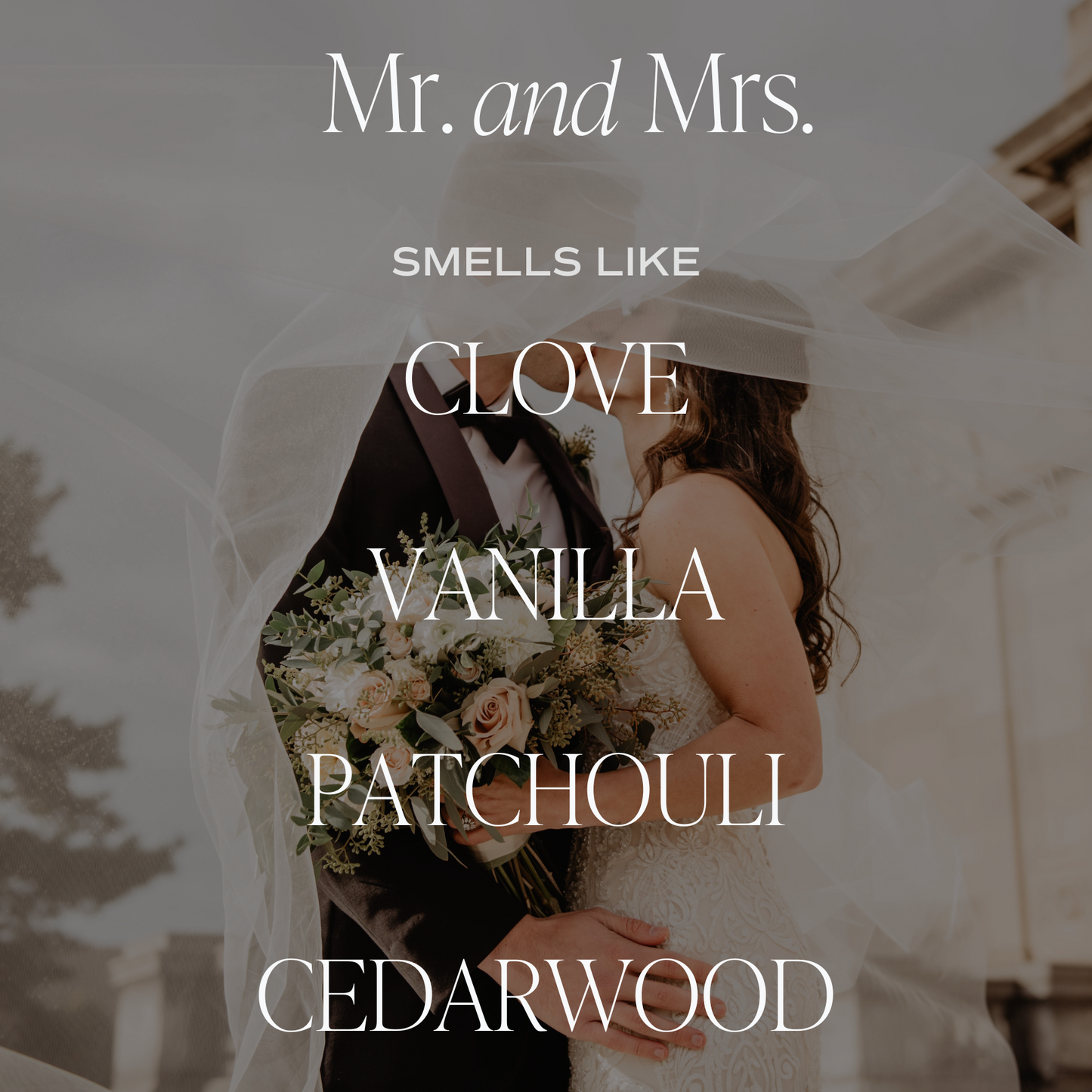 Rynx | Mr. & Mrs. Quote Candle - Clear Container - 9 oz